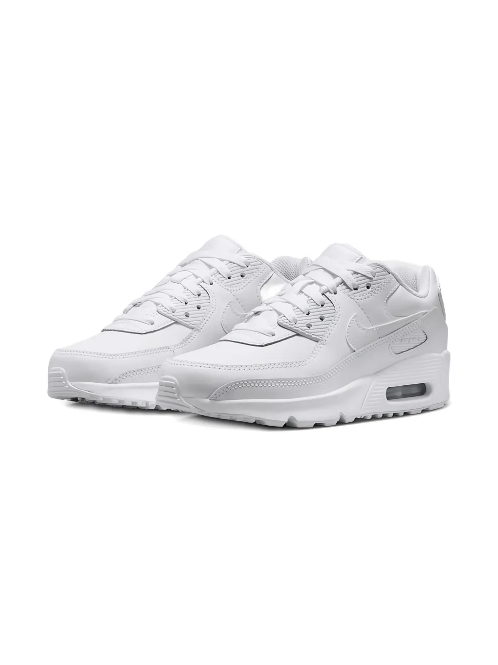 Nike Kids Air Max 90 "White Metallic Silver" sneakers Wit