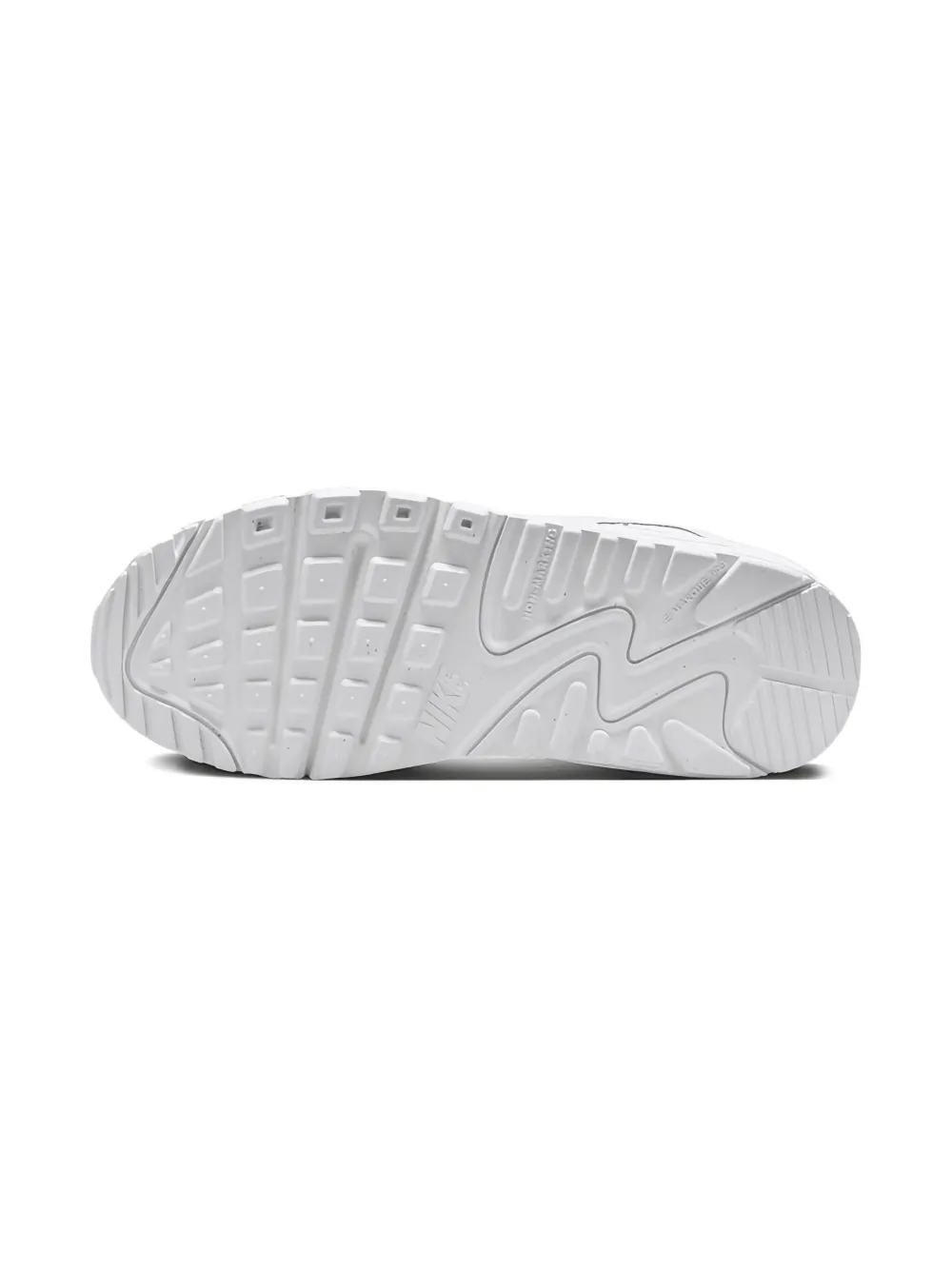Nike Kids Air Max 90 "White Metallic Silver" sneakers Wit