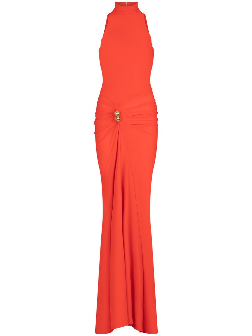 Shop Silvia Tcherassi Frances Maxi Dress In Orange