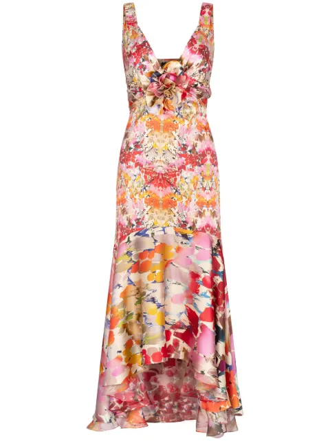 Silvia Tcherassi vestido midi Saskya