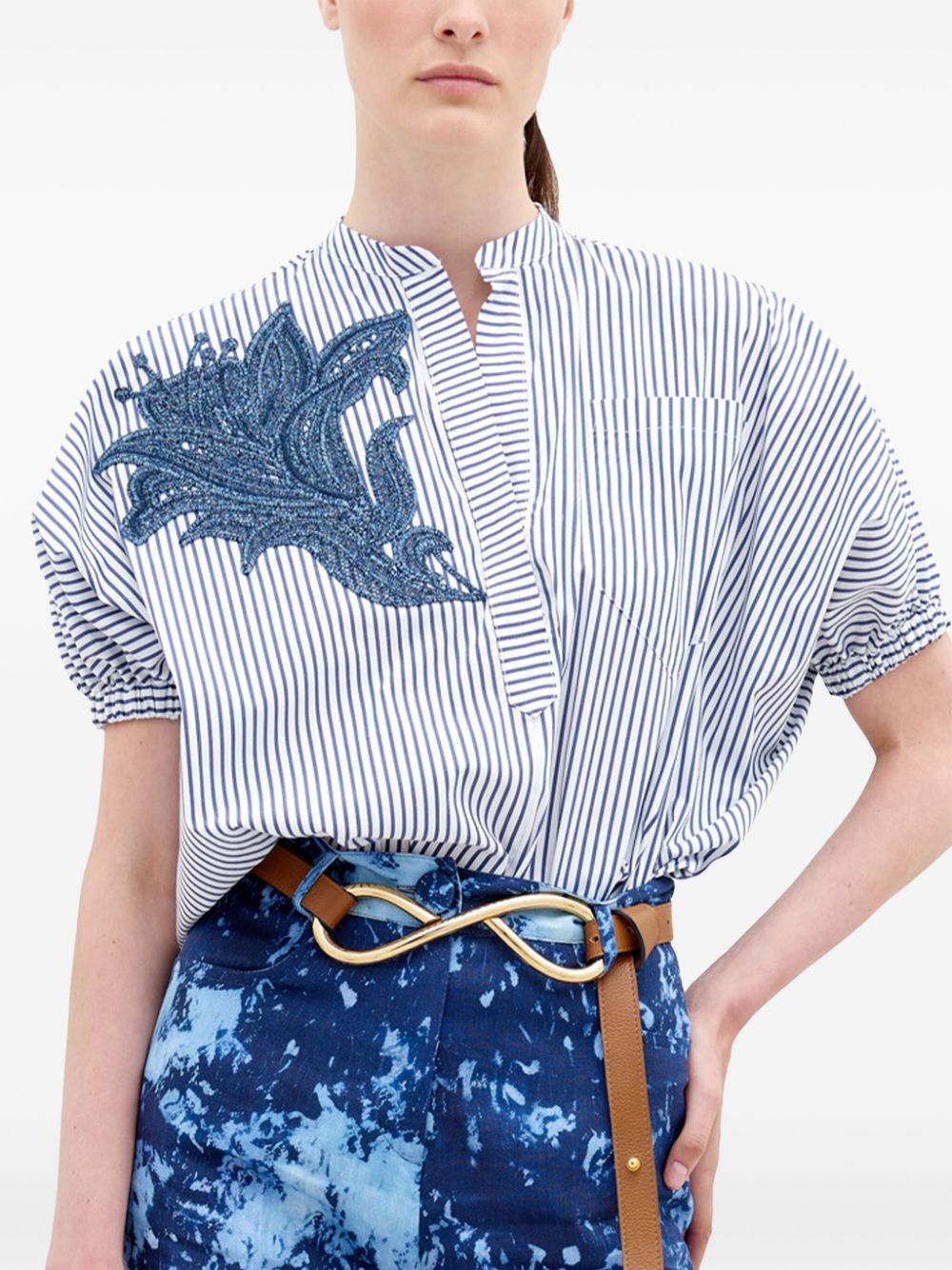 Silvia Tcherassi Susanne blouse - Blauw