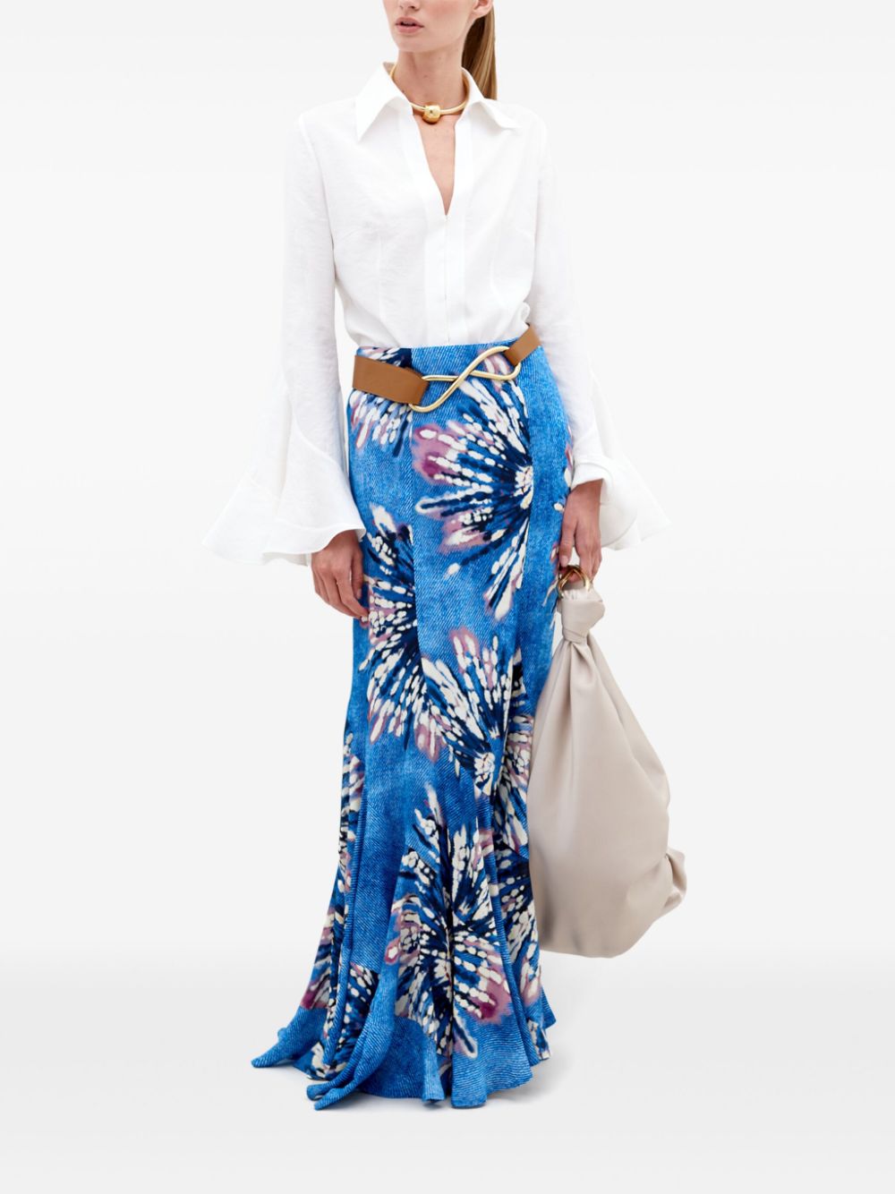 Silvia Tcherassi Florina skirt - Blauw