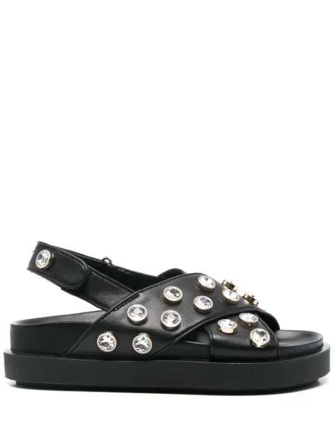 Maje sandalias con detalles de cristal