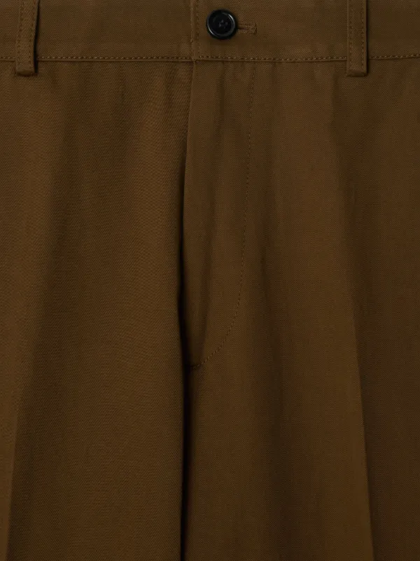 Burberry Cotton Trousers | Brown | FARFETCH