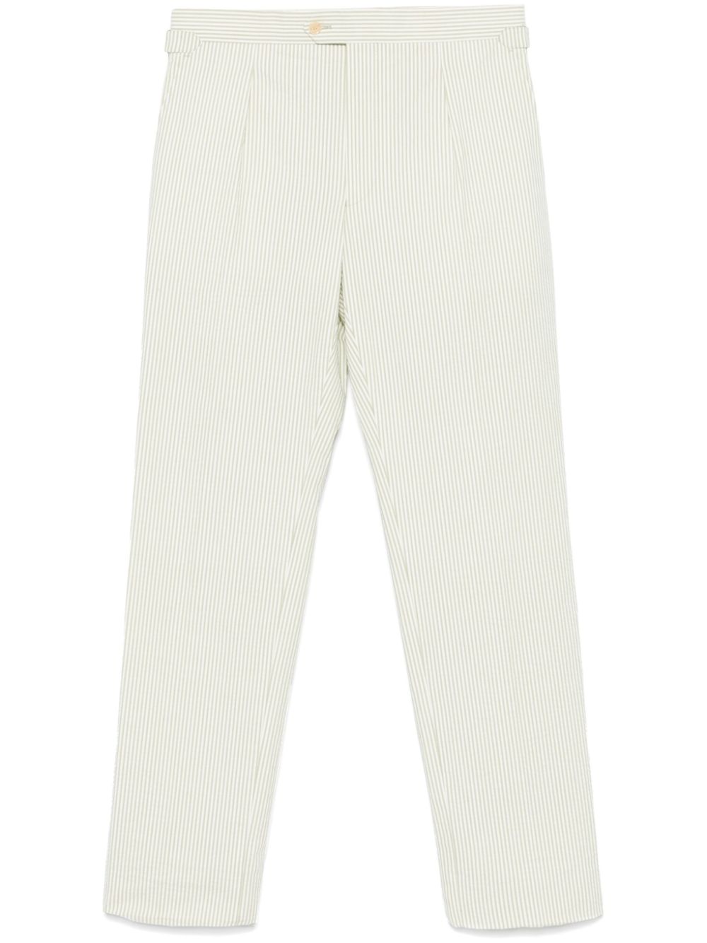 FURSAC striped trousers - Green