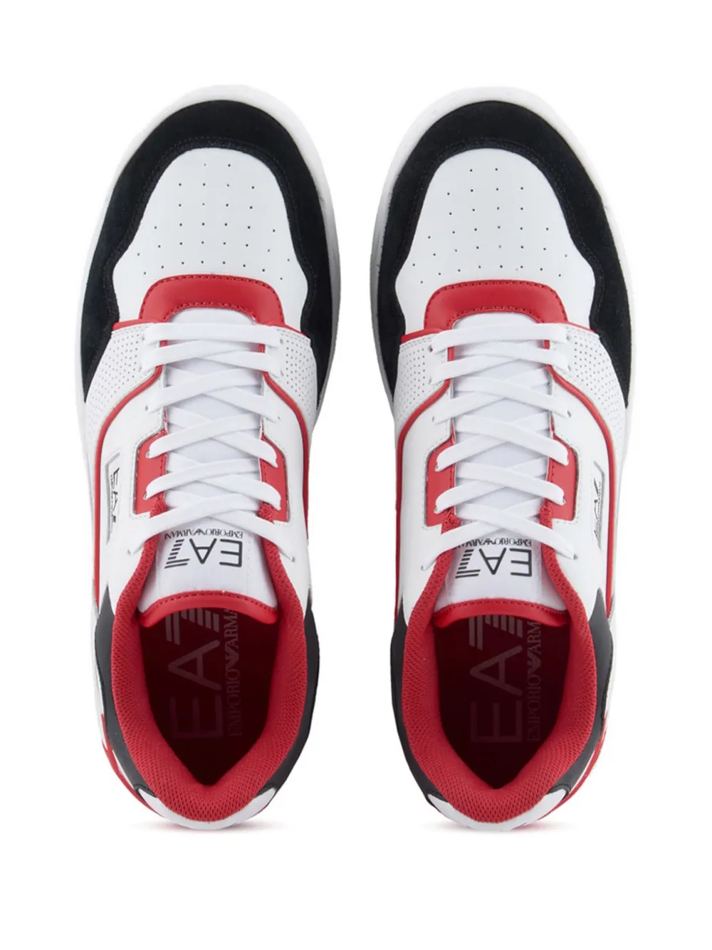 Ea7 Emporio Armani colour-block sneakers White