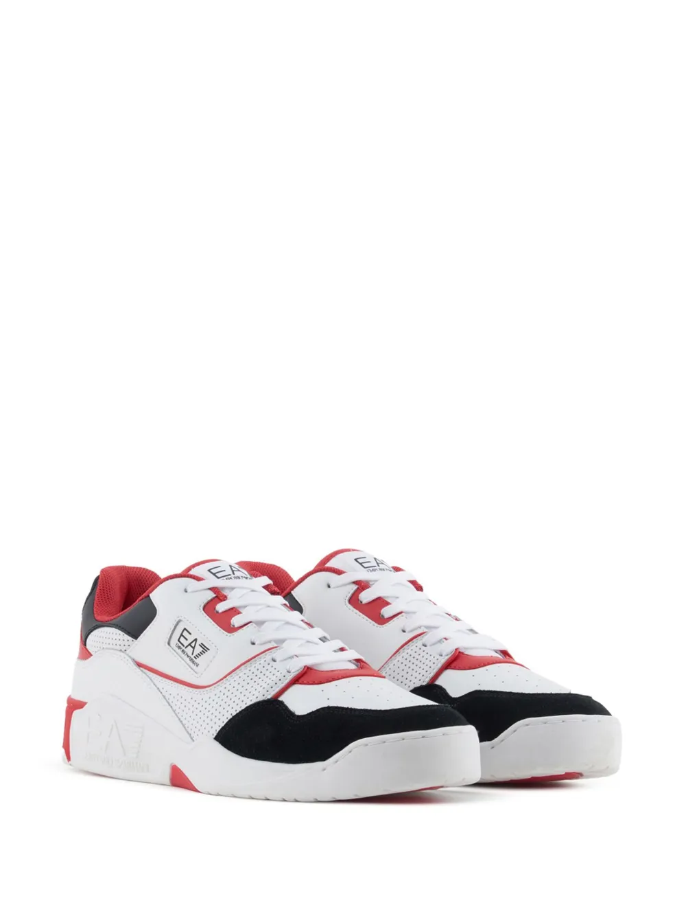 Ea7 Emporio Armani colour-block sneakers - Wit