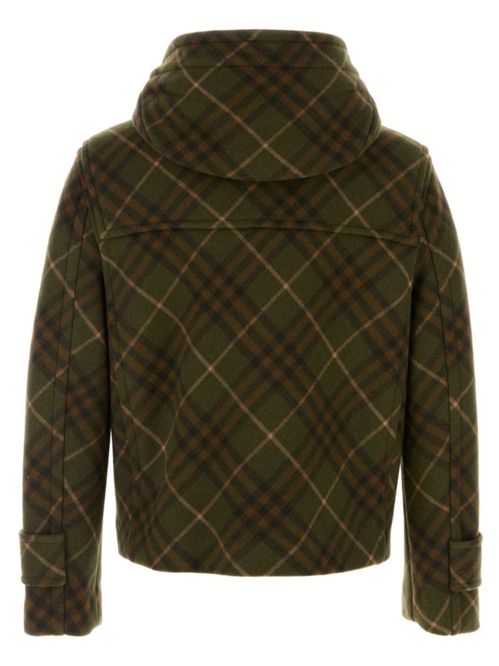 Burberry checked jacket - Groen