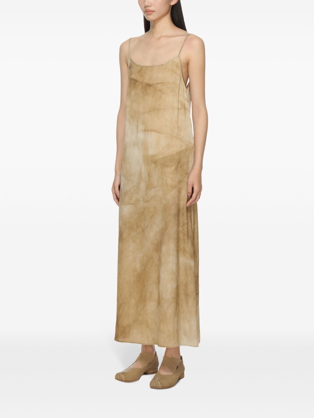 Shop Uma Wang Tavella Anaya Dress In Neutrals