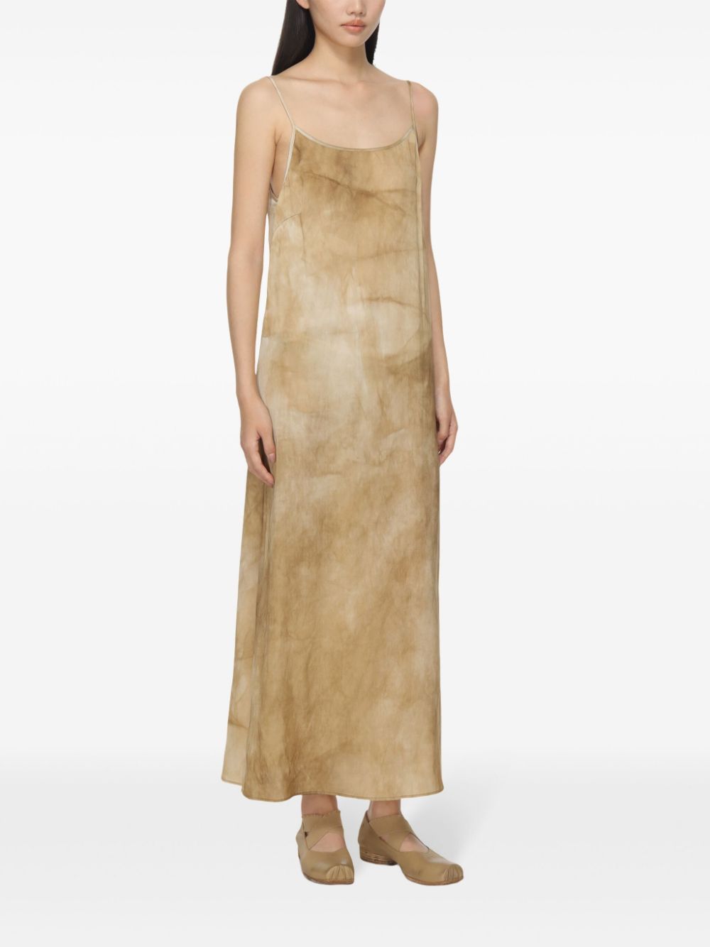 Shop Uma Wang Tavella Anaya Dress In Neutrals