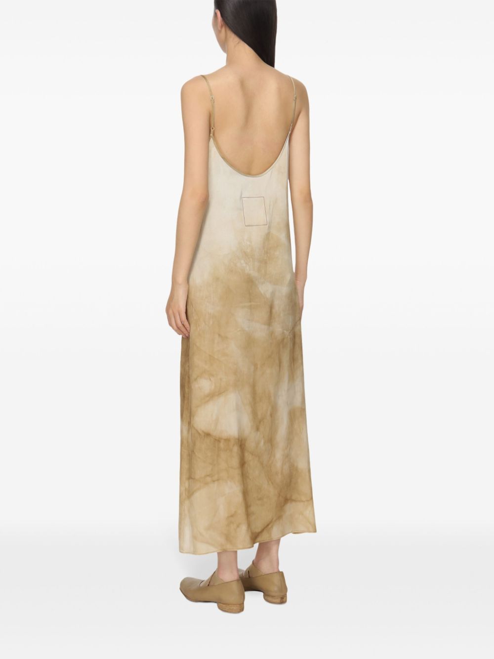 Shop Uma Wang Tavella Anaya Dress In Neutrals