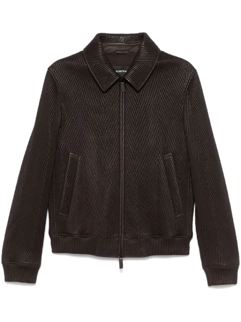 Emporio Armani matelasse bomber jacket Men