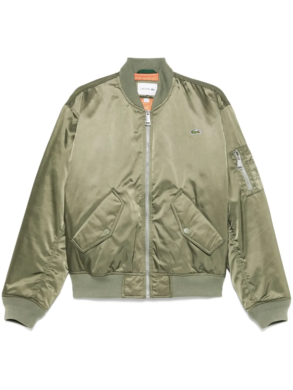 Lacoste Padded Bomber Jacket Green FARFETCH