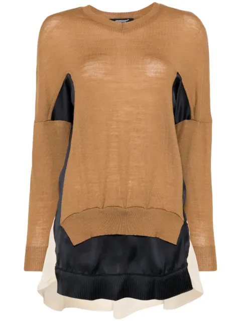 Undercover panelled jumper