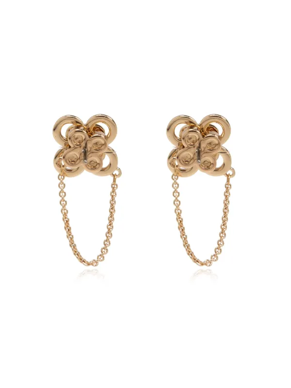 Tory Burch Kira Clover ピアス | ゴールドトーン | FARFETCH JP