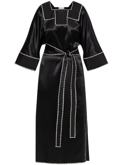 Tory Burch belted silk dress Women