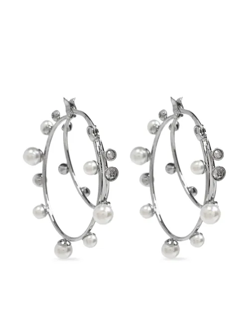 Créoles à perles - Tory Burch - Modalova