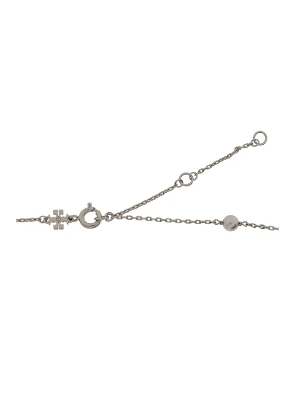 関税送料込★トリーバーチ★ダブルT ネックレス セット Tory Burch ダブルT ネックレス セット | シルバートーン