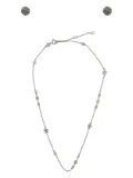 Tory Burch Double T necklace set - Silver