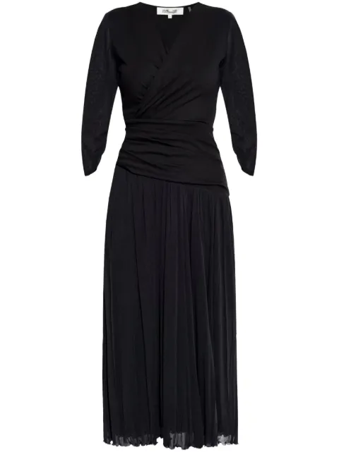 DVF Diane von Furstenberg vestido midi Gaj