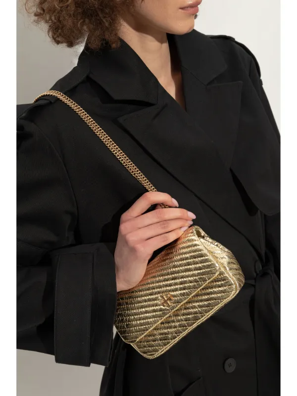 VIP【関税送料無料】希少 Tory Burch Kira shoulder bag Tory Burch Kira Shoulder Bag | Gold | FARFETCH