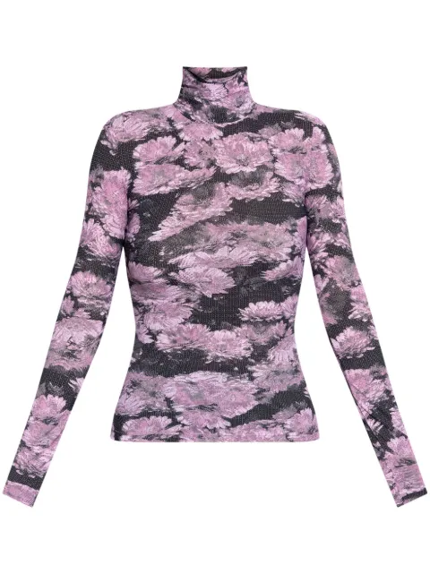 Tory Burch floral print turtleneck 