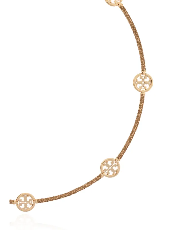 Tory Burch Miller Pavé Necklace | Gold | FARFETCH