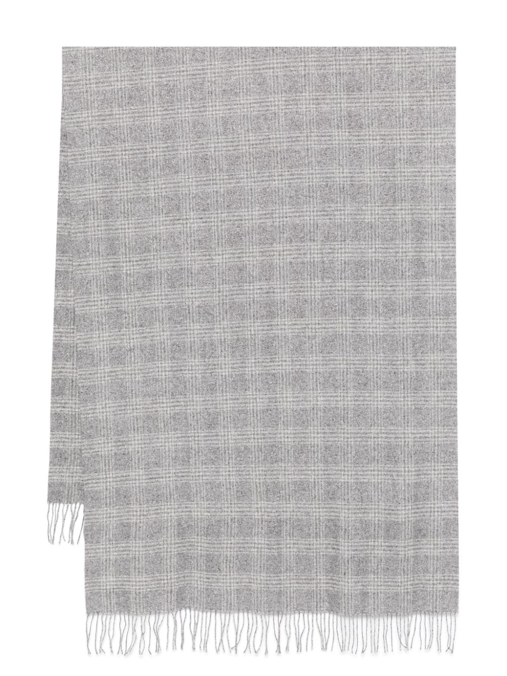 Brunello Cucinelli lurex scarf - Grey