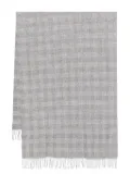 Brunello Cucinelli lurex scarf - Grey