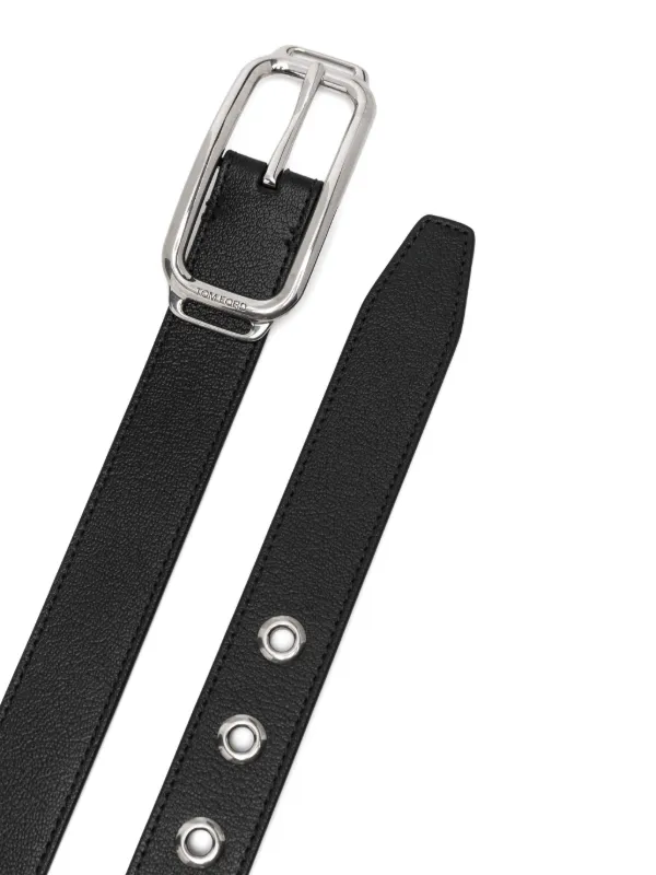 TOM FORD Stadium Buckle Belt | Black | FARFETCH