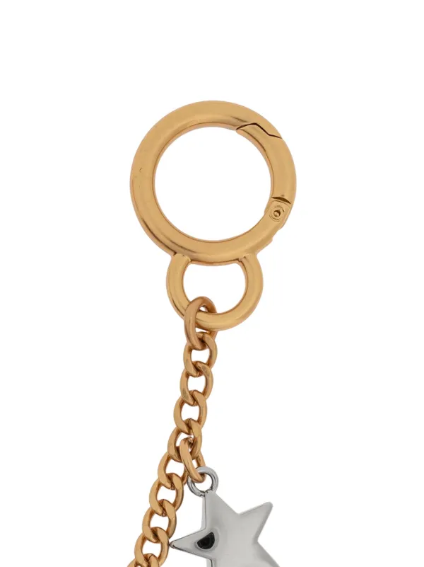 Tory Burch charm-detail Keyring | Gold | FARFETCH
