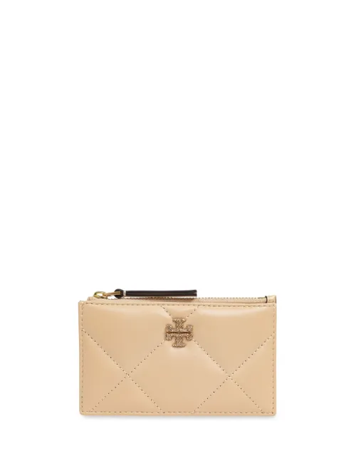 Portefeuille à plaque logo - Tory Burch - Modalova
