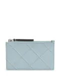 Tory Burch logo-embossed wallet - Blue