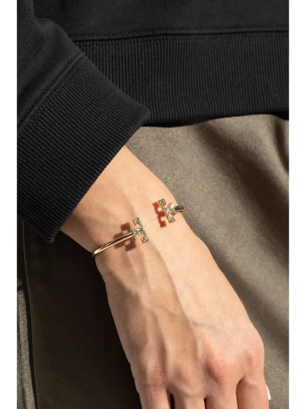 Tory Burch 【関税送料込】Eleanor レザーブレスレット トリーバーチ TORY BURCH TORY BURCH ブレスレット ELEANOR BIO