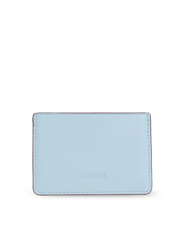GANNI Bou Cardholder | Blue | FARFETCH