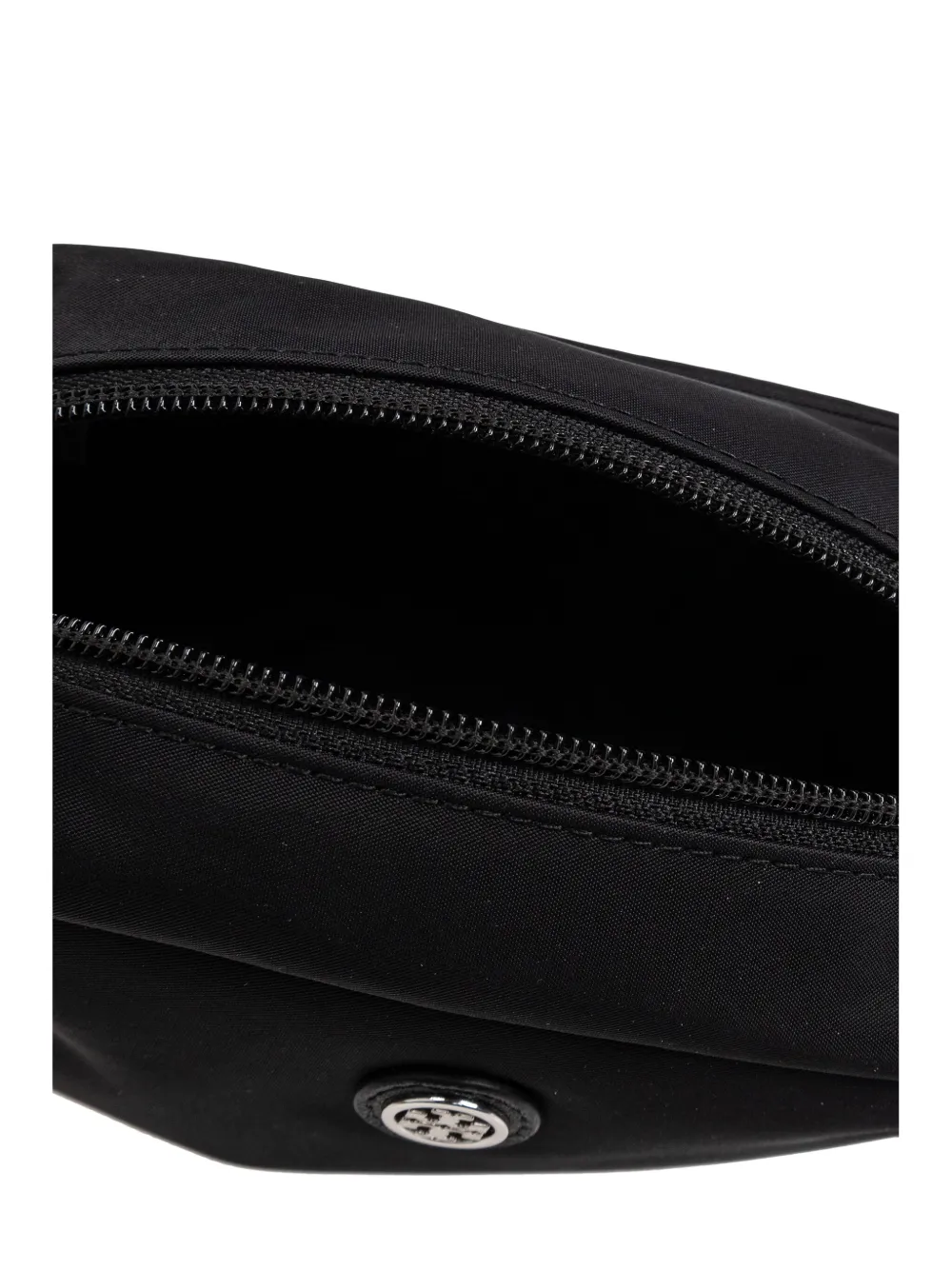 Tory Burch Make-up tas met logoplakkaat - Zwart