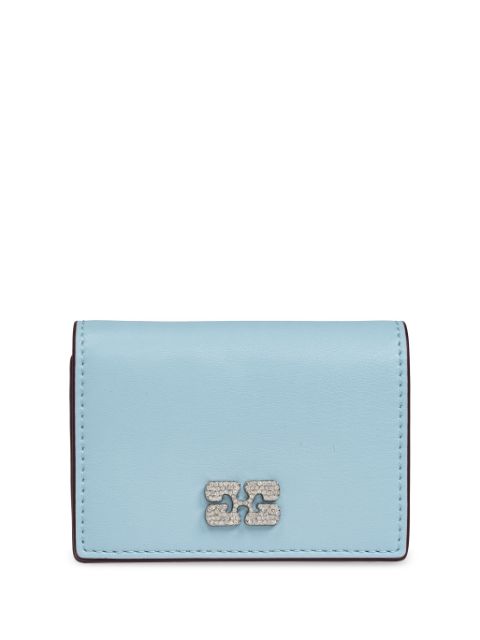 GANNI logo-plaque wallet Women