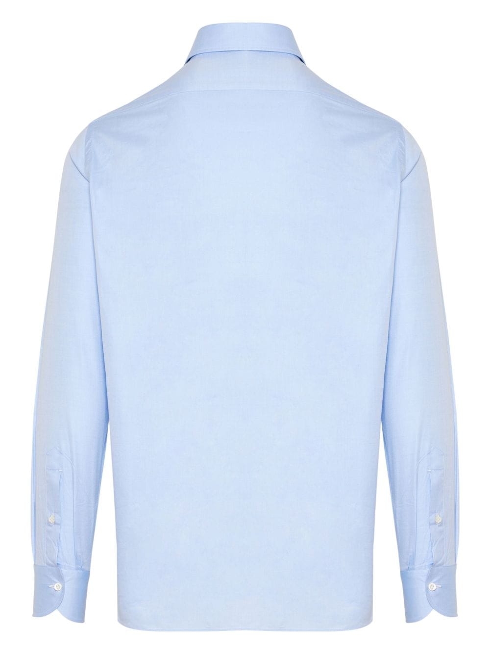 Shop Borrelli Cotton Shirt In Blue