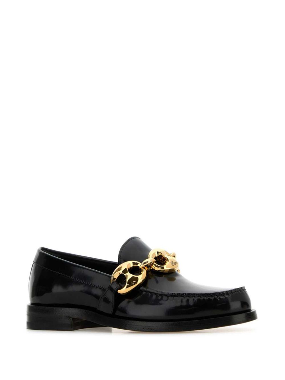 Gucci chain-embellished loafers - Zwart