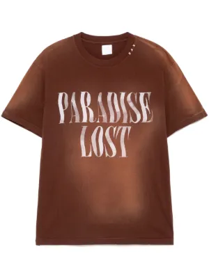 MASU LOST SHIRT(BROWN） Alchemist Laundry Lab T-shirt | Brown | FARFETCH
