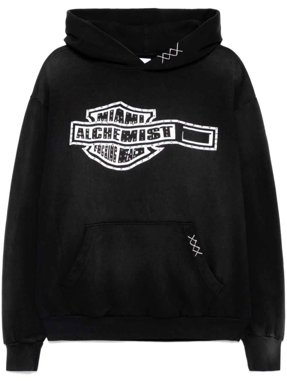 Shop Alchemist Waving Hoodie In 黑色