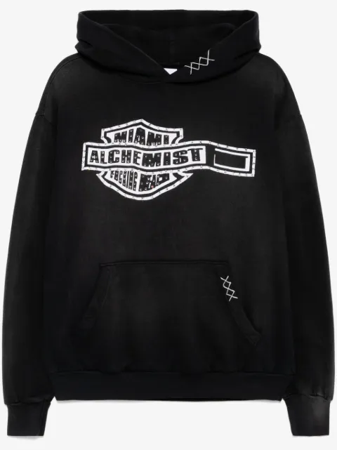Alchemist hoodie con motivo de ondas