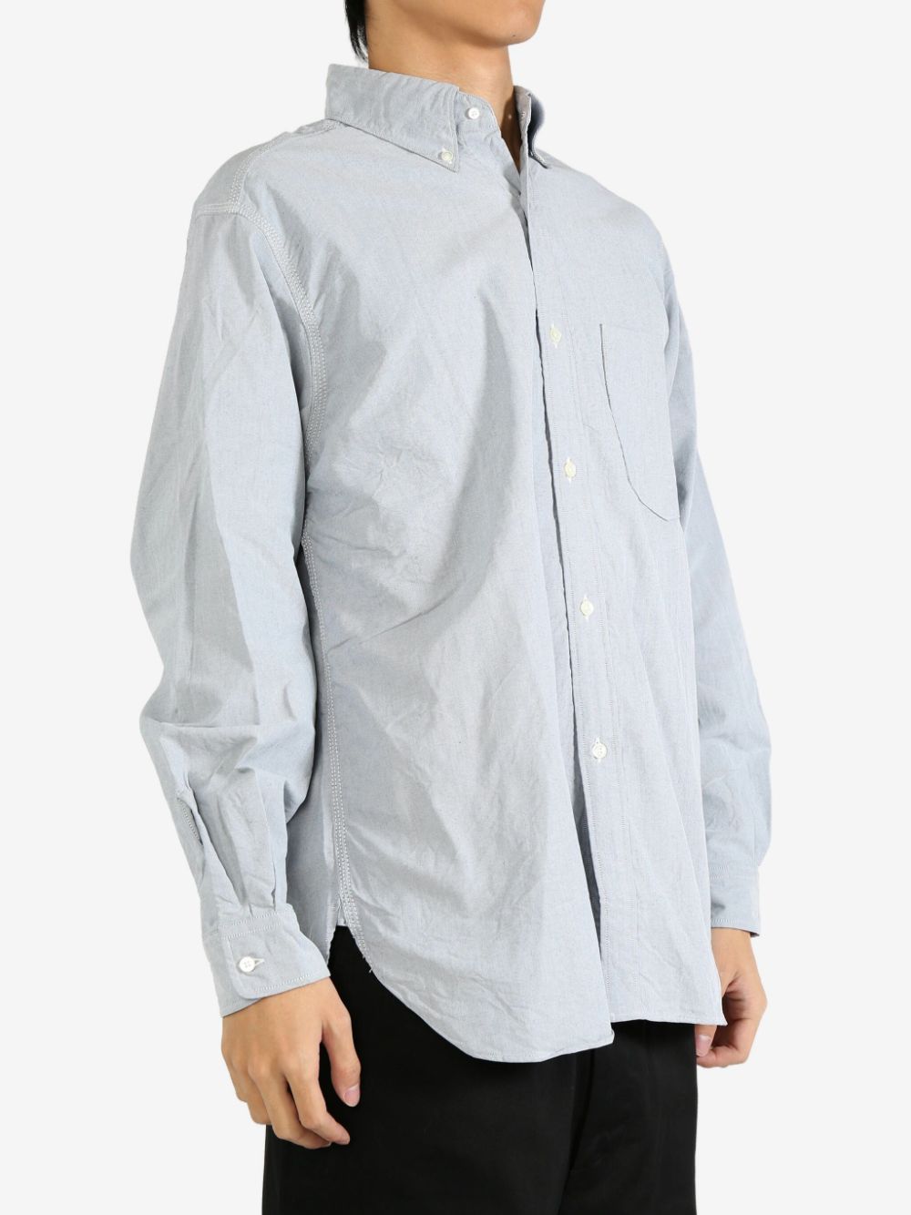 Nanamica button-down collar shirt - Grijs