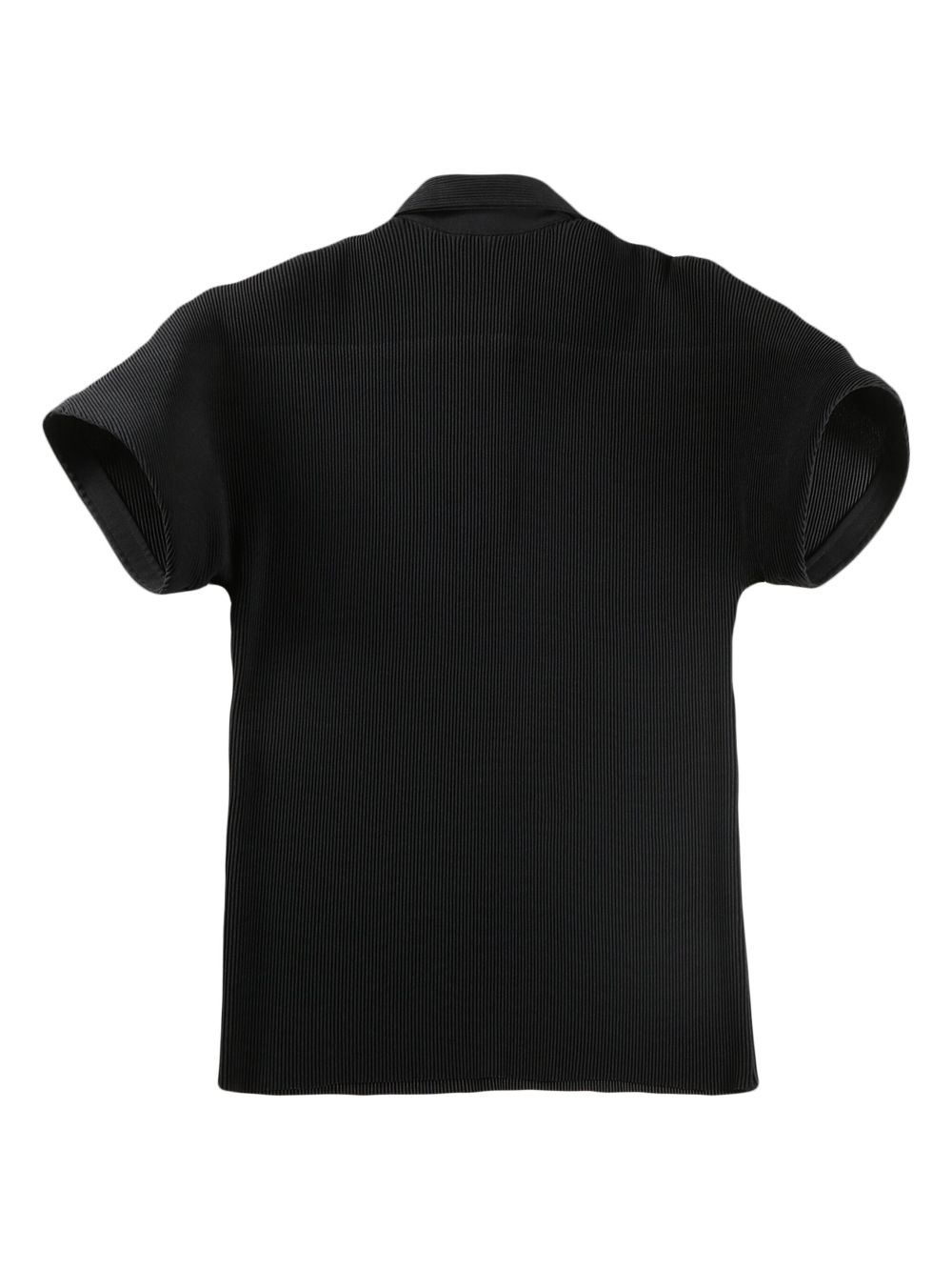 Melitta Baumeister ribbed polo top - Zwart