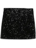 FRAME sequin mini skirt - Black