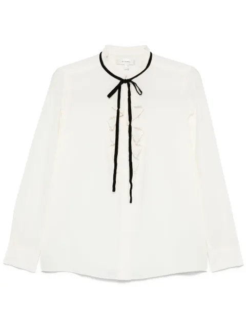 FRAME ruffle-detailing shirt