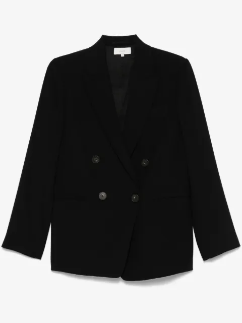 Vince crepe double-breasted blazer