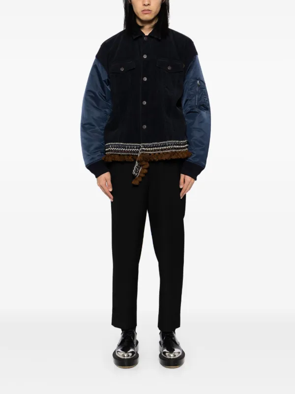 Undercover クロップドパンツ | ブラック | FARFETCH JP