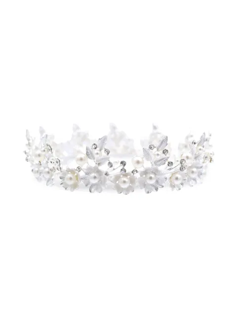 Tulleen crystal-embellished crown