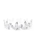 Tulleen floral wreath crown - Silver